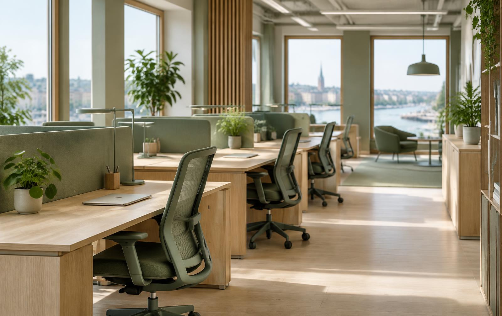Modernt och välskött kontor